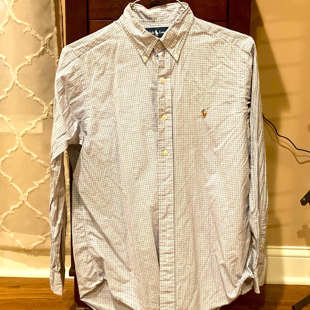 Mens Ralph Lauren dress shirt.  Medium classic fit.